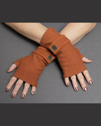 Fingerless Gloves - Cinnamon
